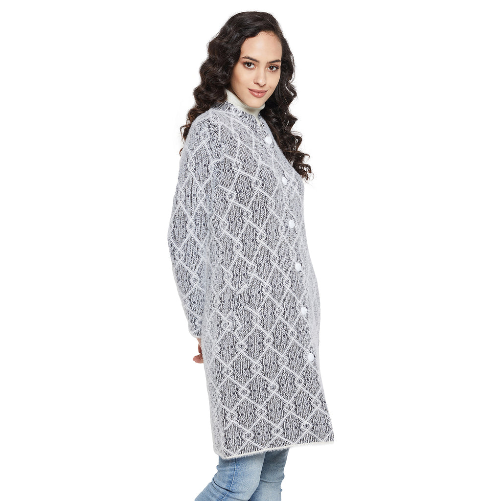 Duke Urban Women Full sleeve Round Neck Cardigan (SDS1098)