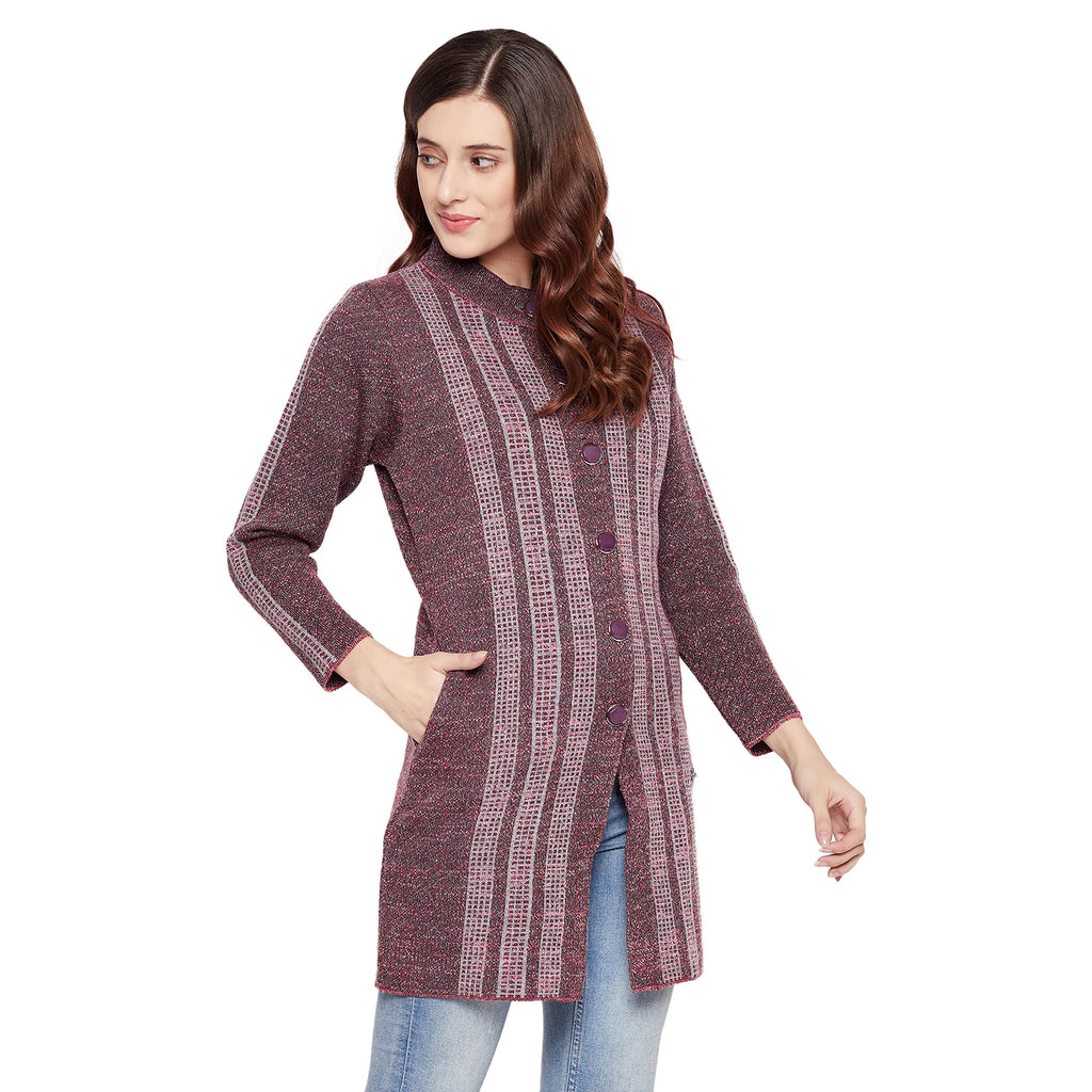Duke Urban Women Full Sleeve Long Cardigan (SDS1086)