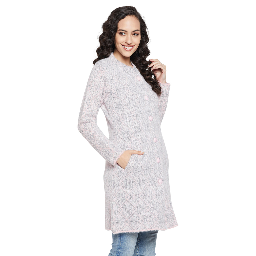 Duke Urban Women Full sleeve Round Neck Cardigan (SDS1098)