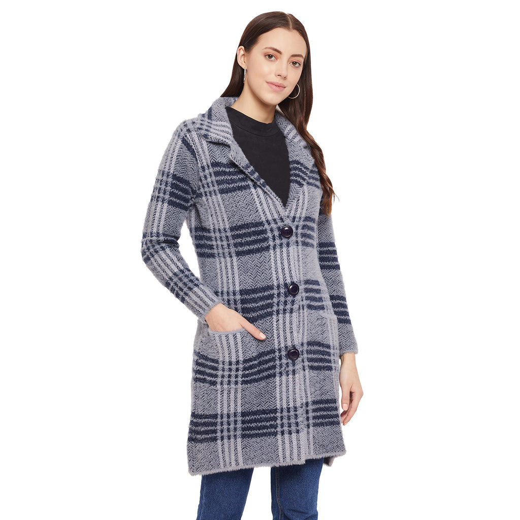 Duke Urban Women Full Sleeve Long Cardigan (SDS9641)