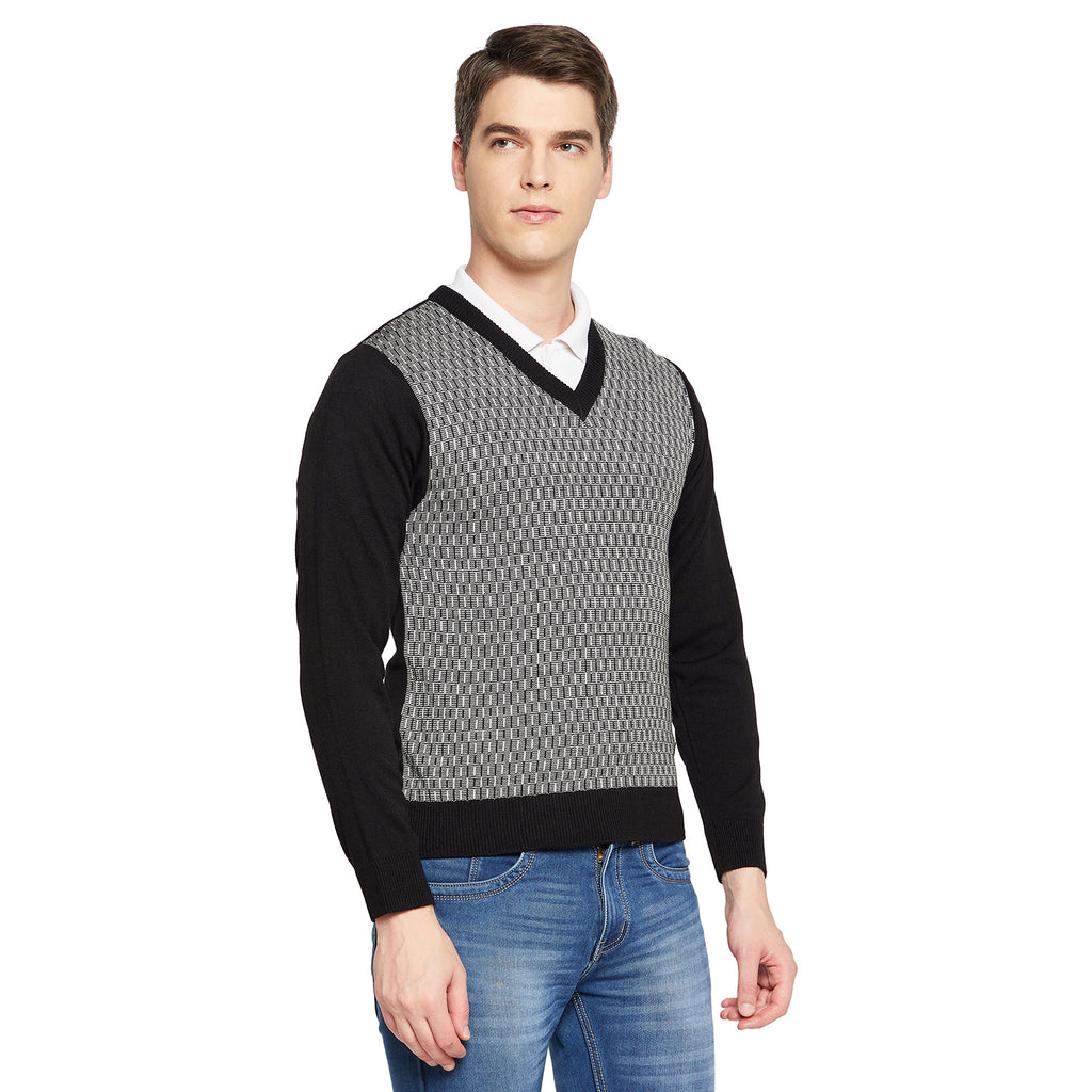 Duke Urban Men Full Sleeve V Neck Sweater (SDS8088)
