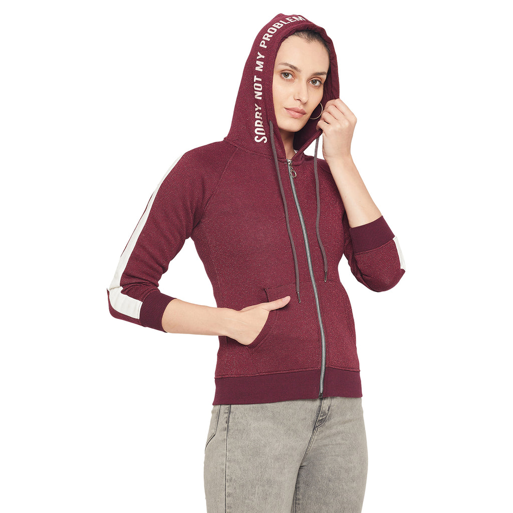 Duke Urban Women Full Sleeve Hooded Sweatshirt (LFX750)