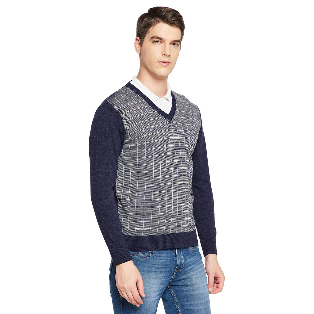 Duke Urban Men Full Sleeve V Neck Sweater (SDS8095)