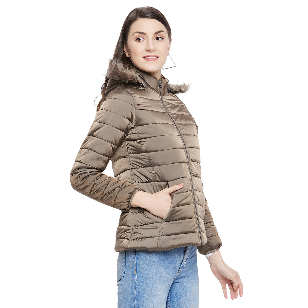 Duke Urban Women Full Sleeve Quilted Jacket (SDZ6695)