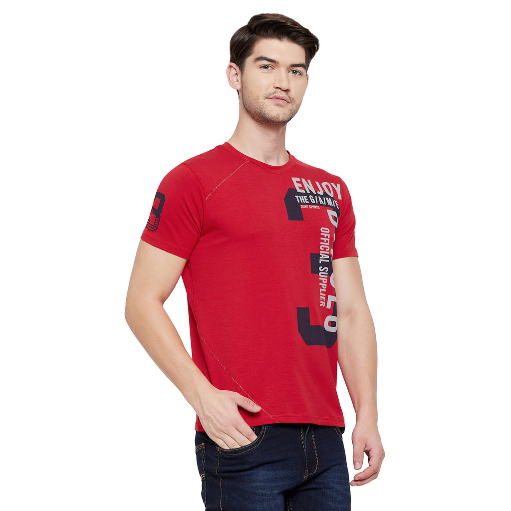 Duke Urban Men Half Sleeve Cotton T-shirt (LQ3927)