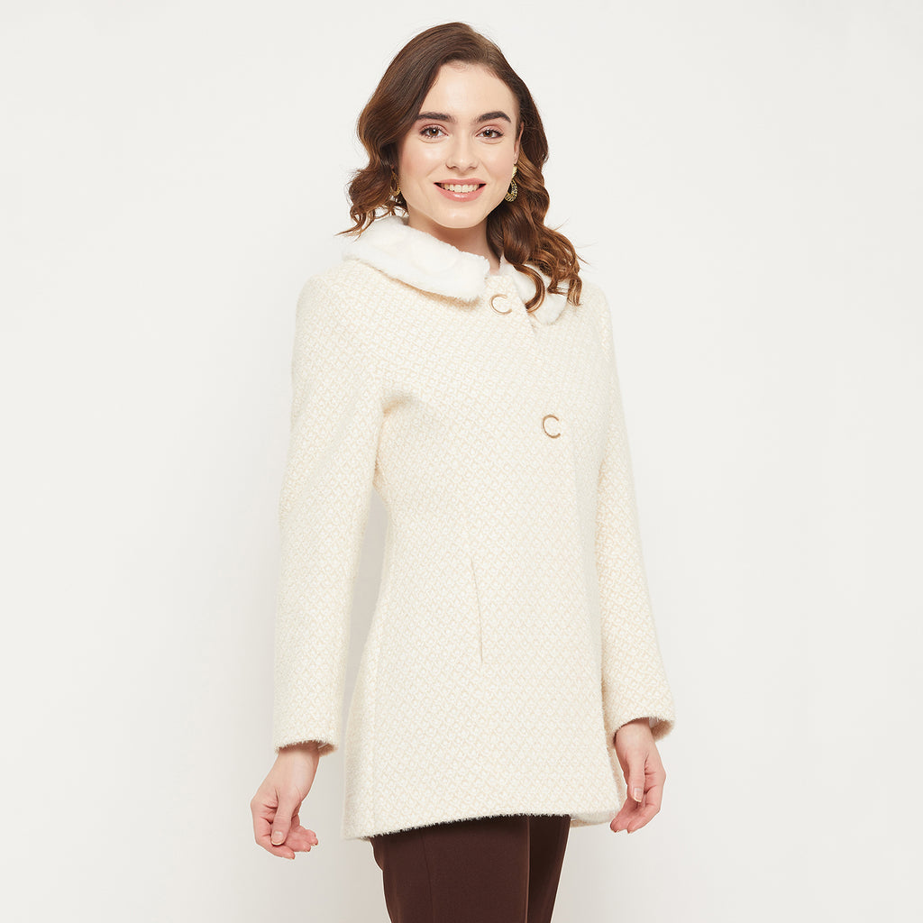 Duke Urban Women Collared Neck Coat (SDZC106)