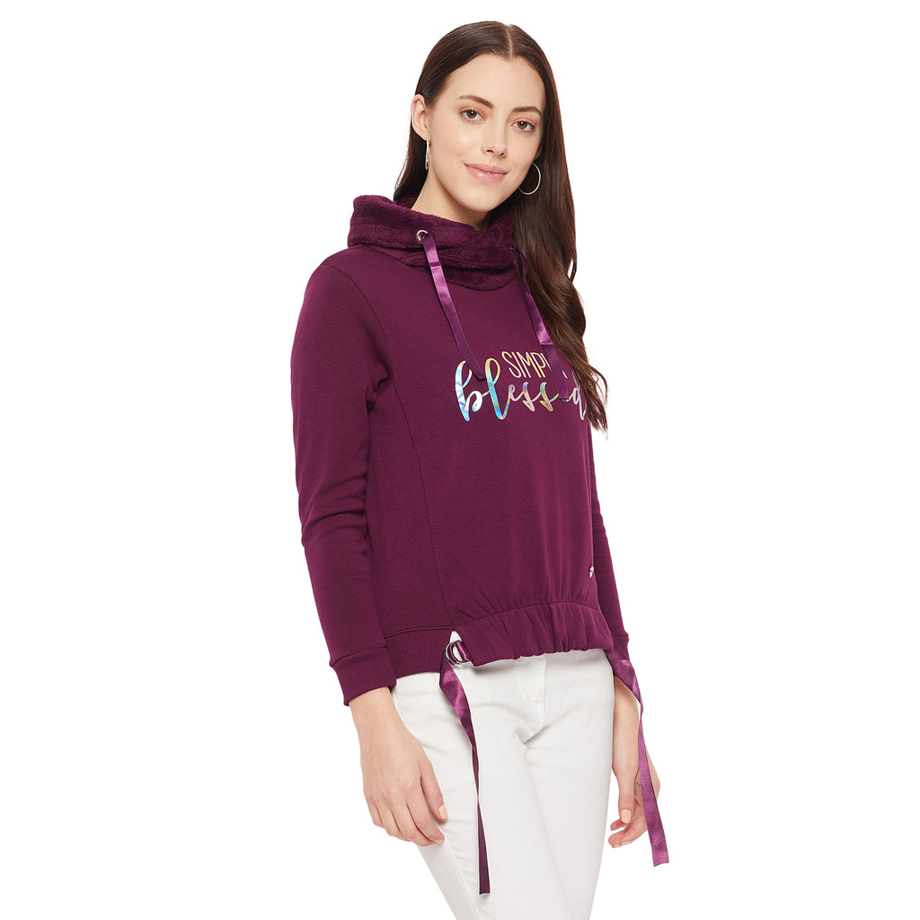 Duke Urban Women Cowl Neck Sweatshirt (LFX758)