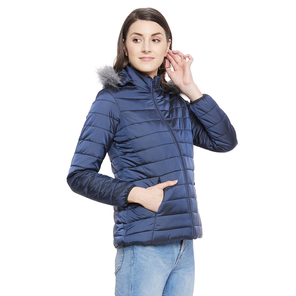 Duke Urban Women Full Sleeve Quilted Jacket (SDZ6695)