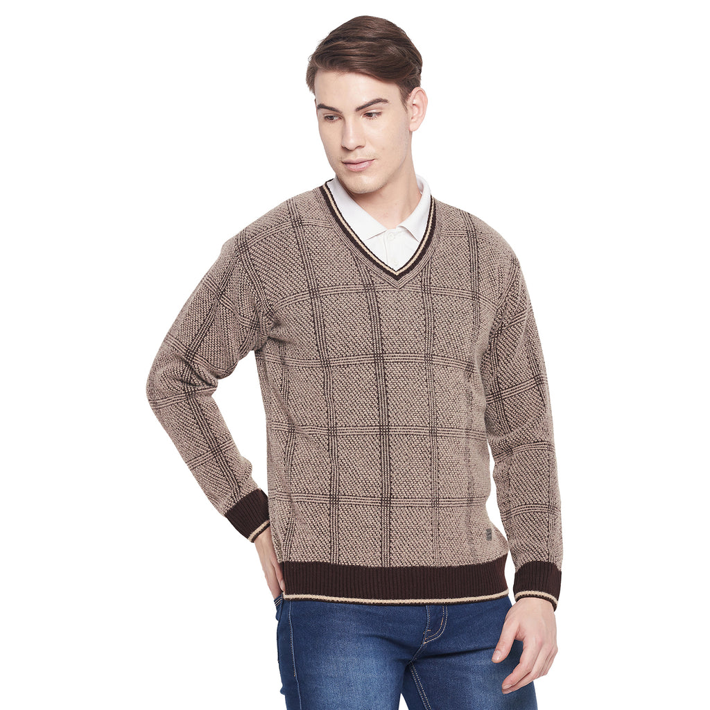 Duke Urban Men Full Sleeve V Neck Sweater (SDS2067)