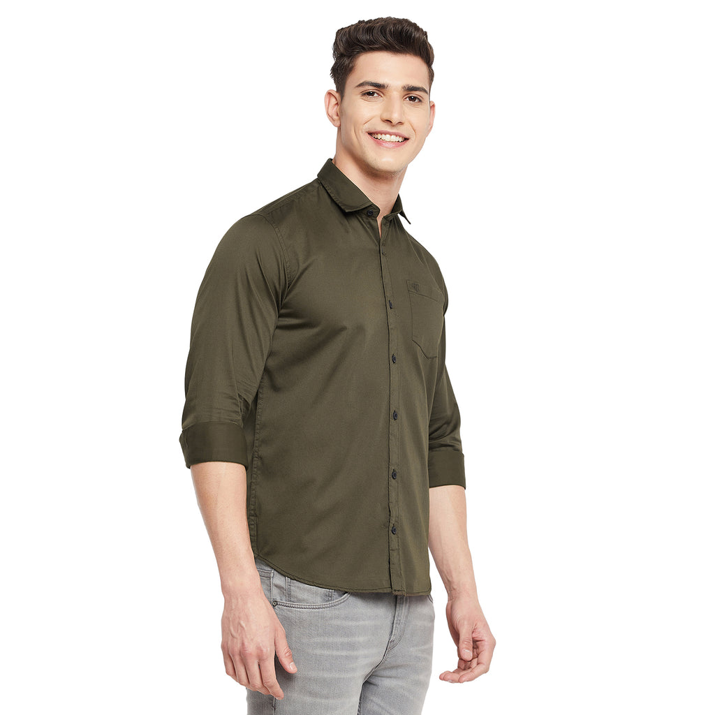 Duke Urban Men Full Sleeve  Cotton Shirt (SDO5SATR)