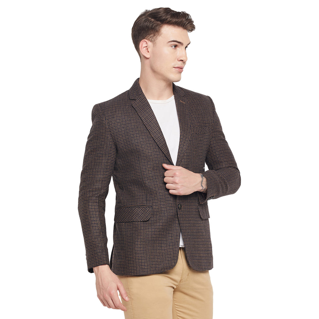 Duke Urban Men Full Sleeve Lapel Neck Coat (SDZ936)