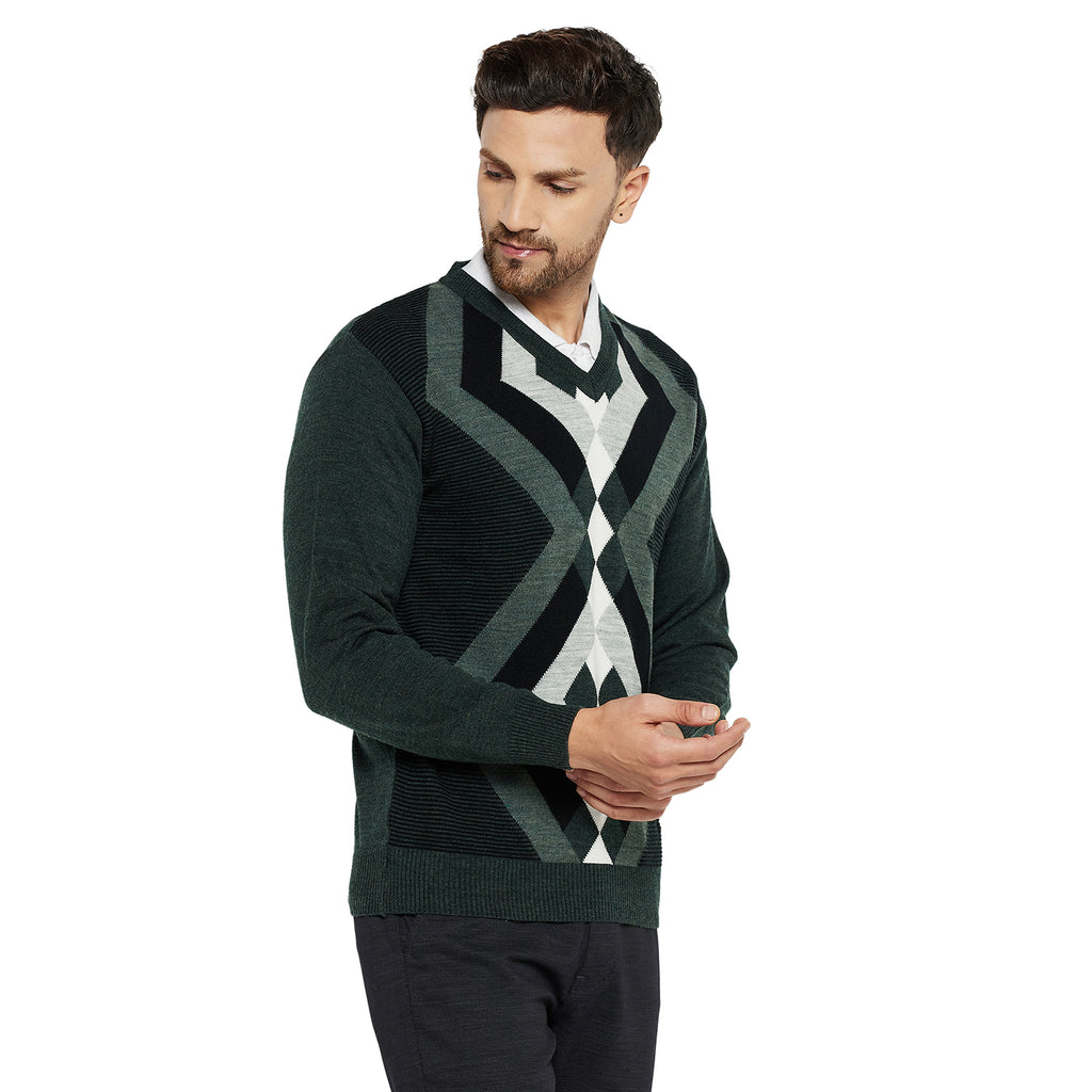 Duke Urban Men Full Sleeve V Neck Sweater (SDS2057)