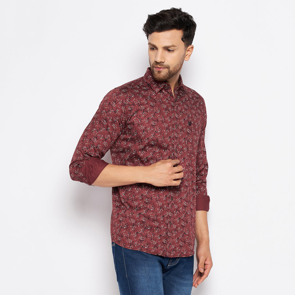 Duke Urban Men Full Sleeve Cotton Shirt (SDO6PRTG)