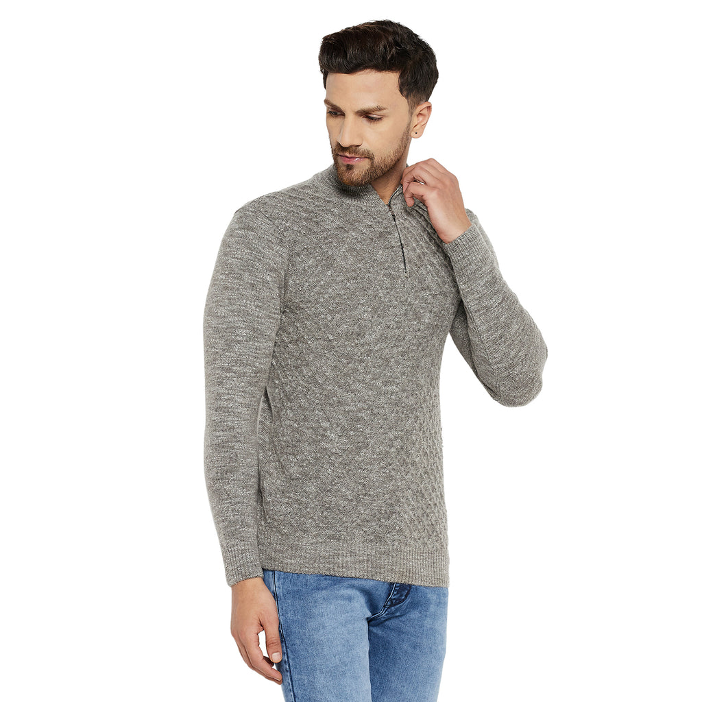 Duke Urban Men Full Sleeve Half Zip Sweater (SDS2080)