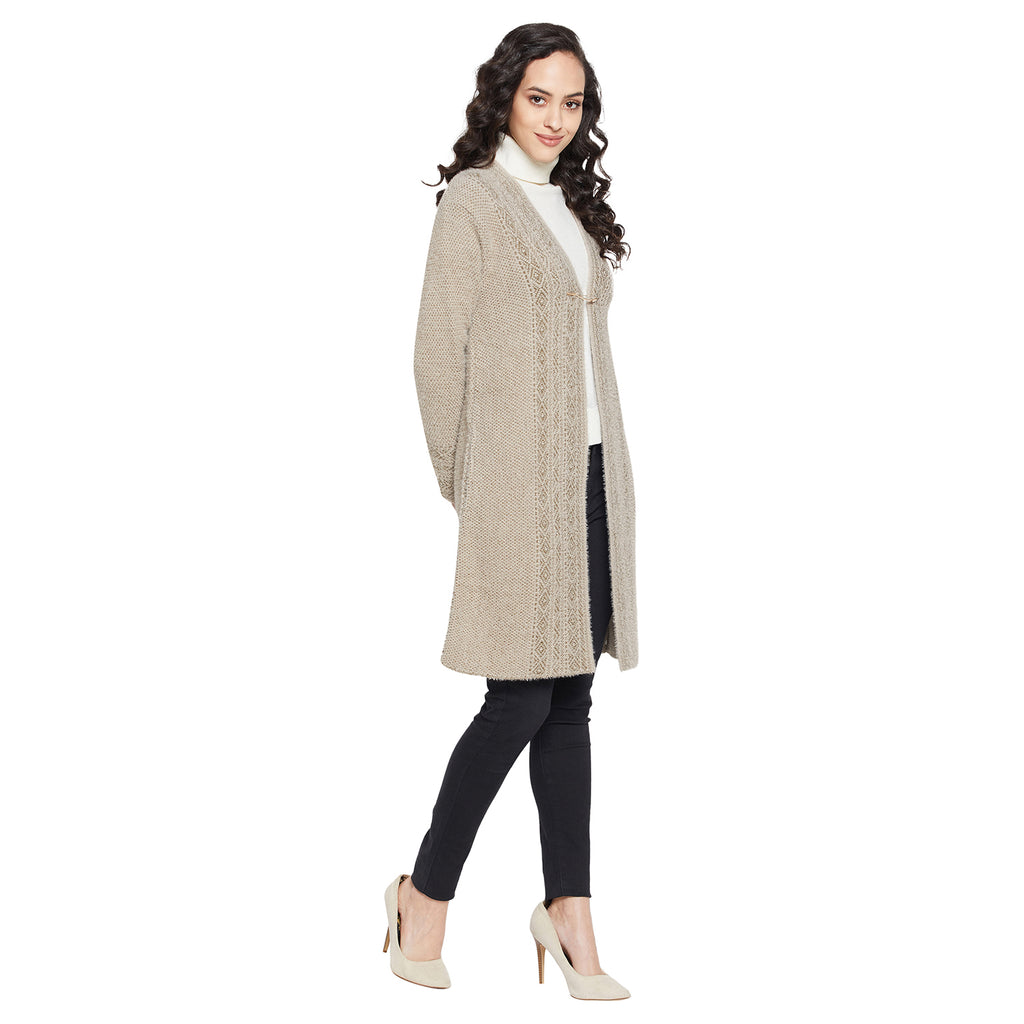 Duke Urban Women Full sleeve V Neck Cardigan (SDS9792)