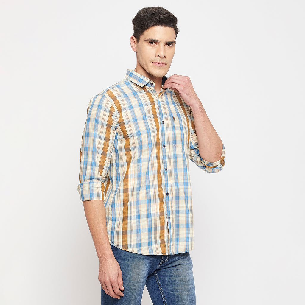 Duke Urban Men Full Sleeve Cotton Shirt (SDO5CKQ)