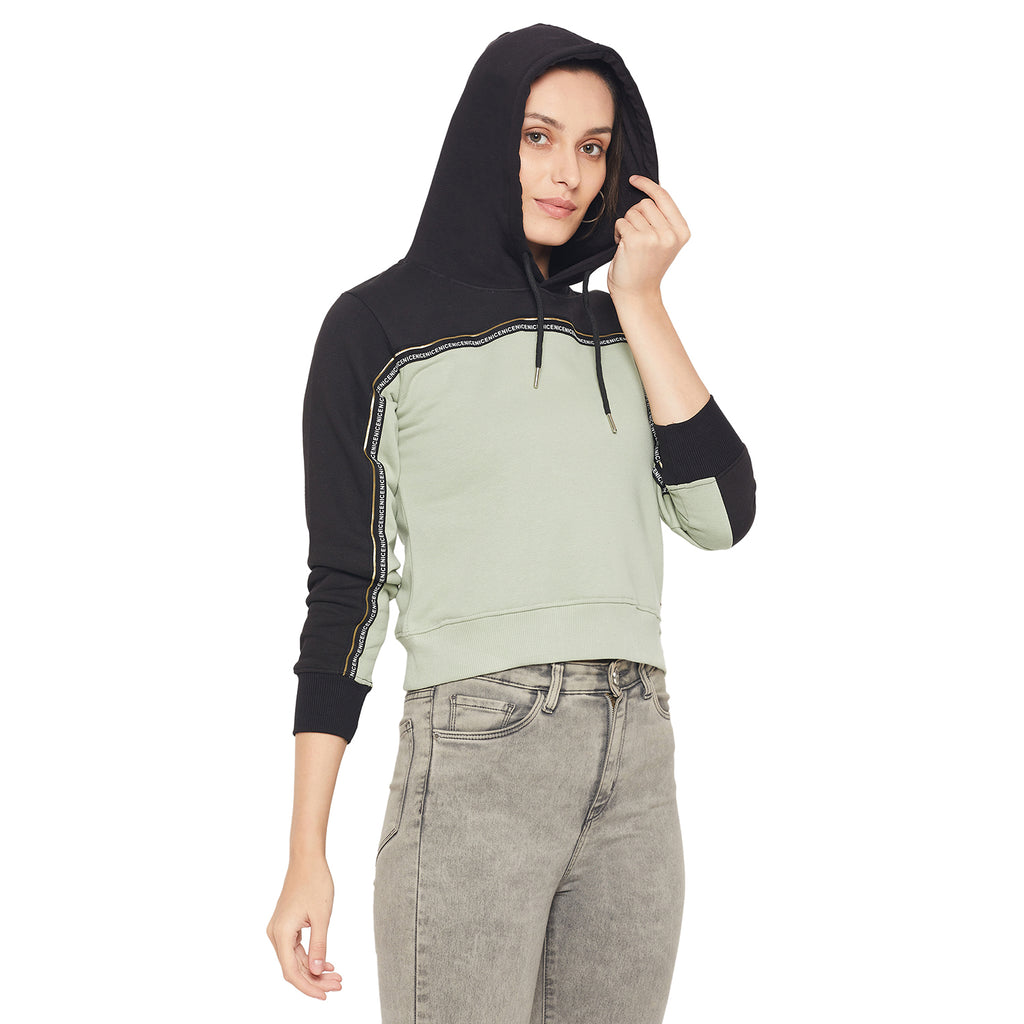 Duke Urban Women Full Sleeve Hooded Sweatshirt (LFX766)