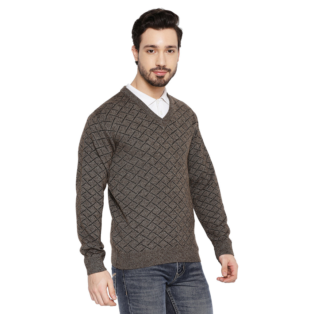 Duke Urban Men Full Sleeve V Neck Sweater (SDS2055)