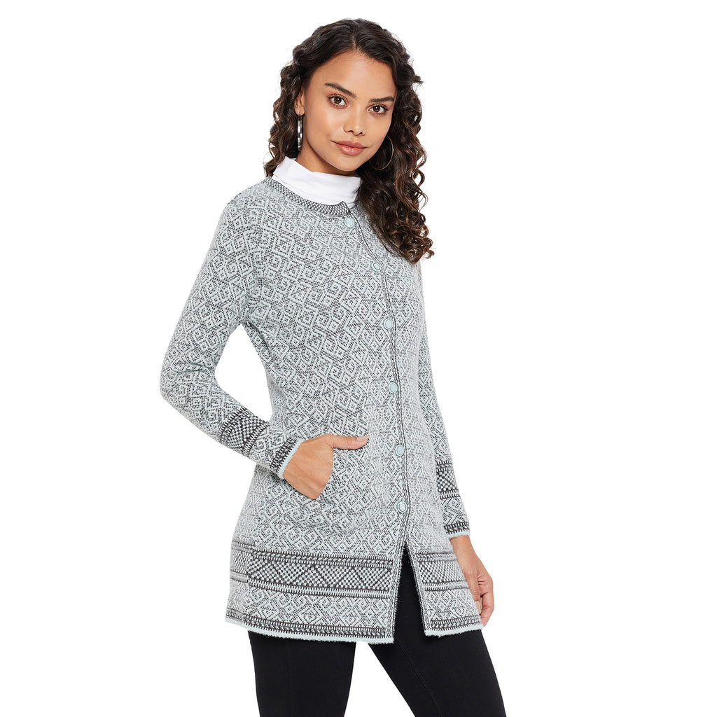 Duke Urban Women Round Neck Cardigan  (SDS1107)