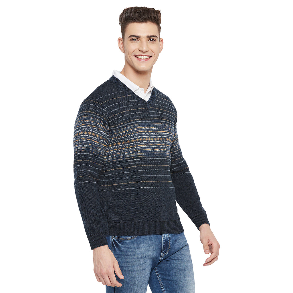 Duke Urban Men Full Sleeve V Neck Sweater (SDS2050)