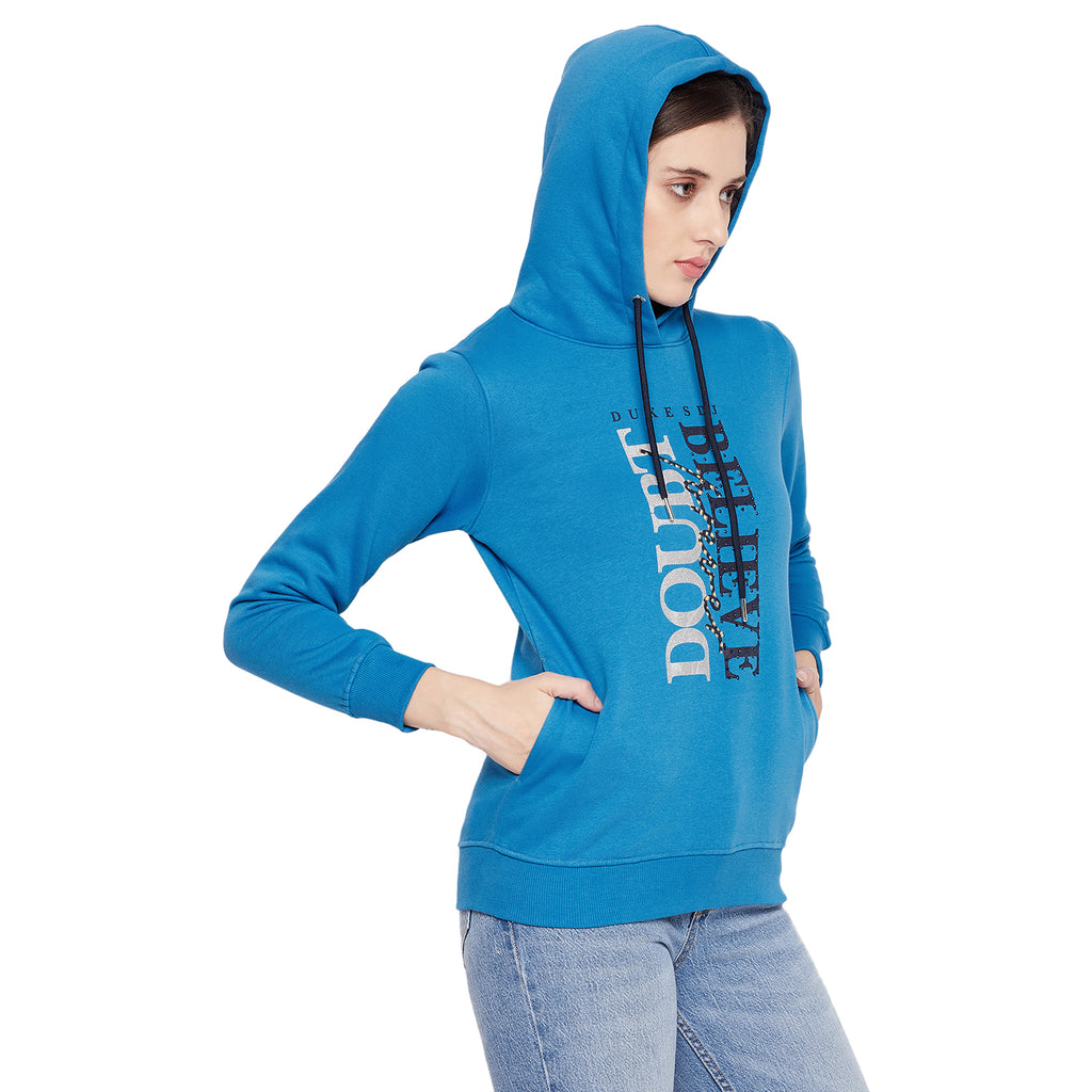 Duke Urban Women Full Sleeve Hooded Sweatshirt (LFX820)
