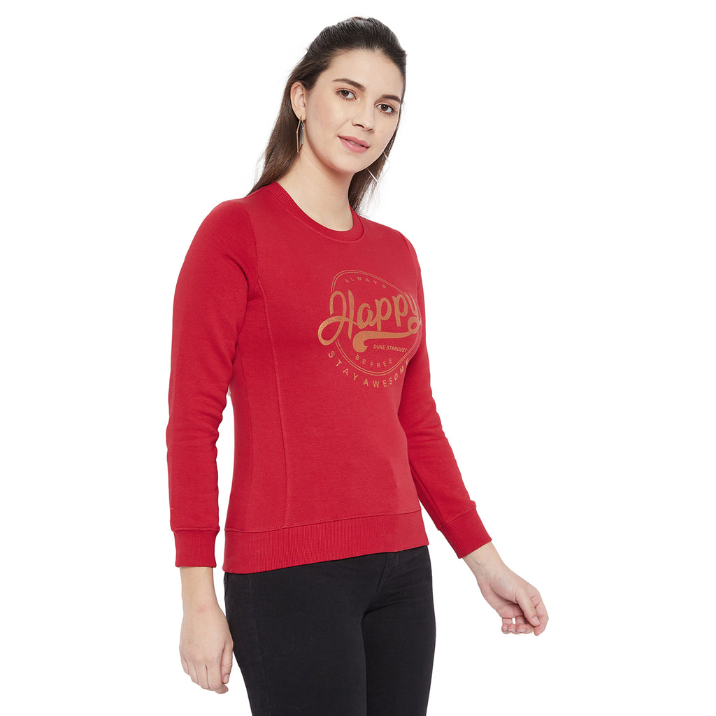 Duke Urban Women Round Neck Sweatshirt (MLFX674)