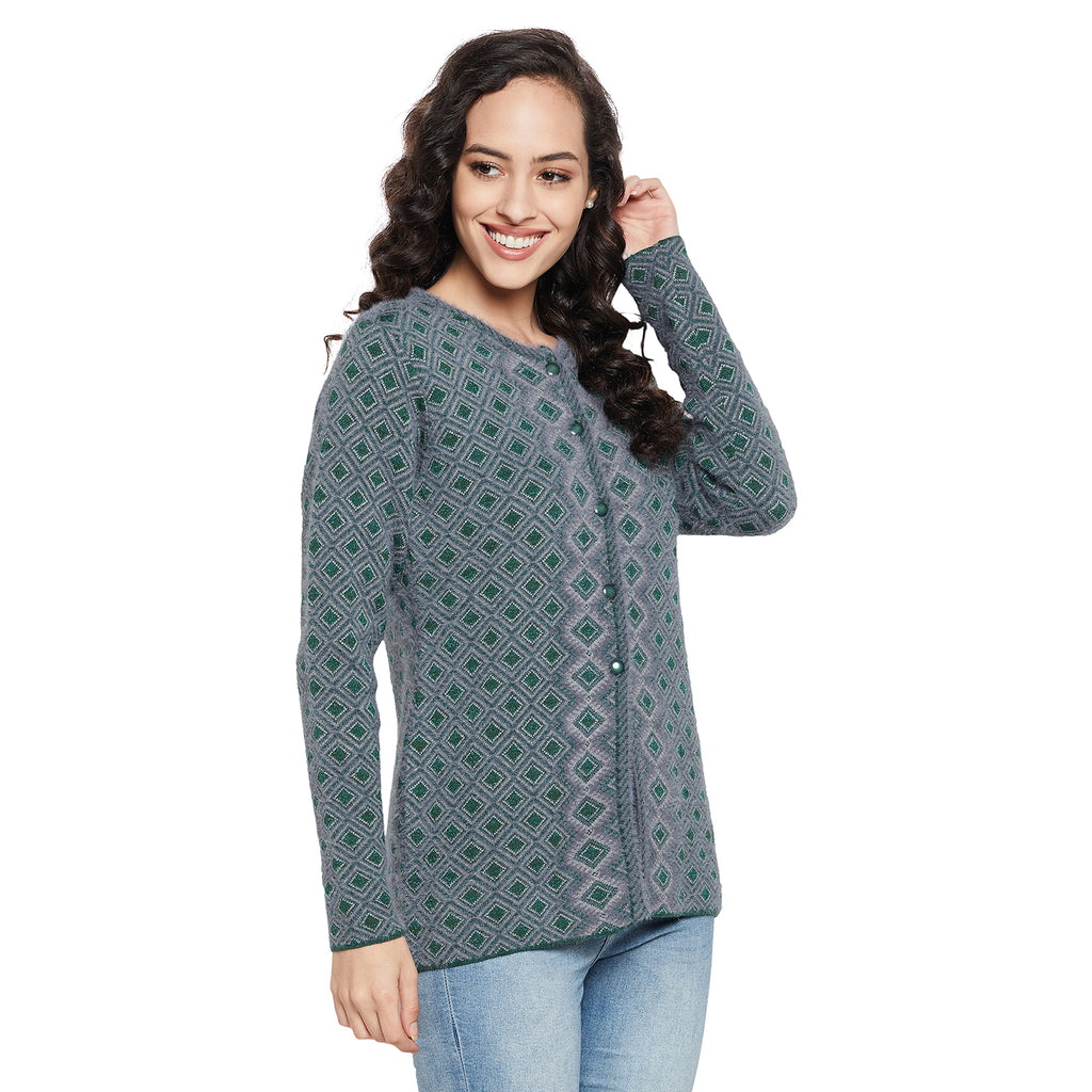 Duke Urban Women Full sleeve Round Neck Cardigan (SDS1053)