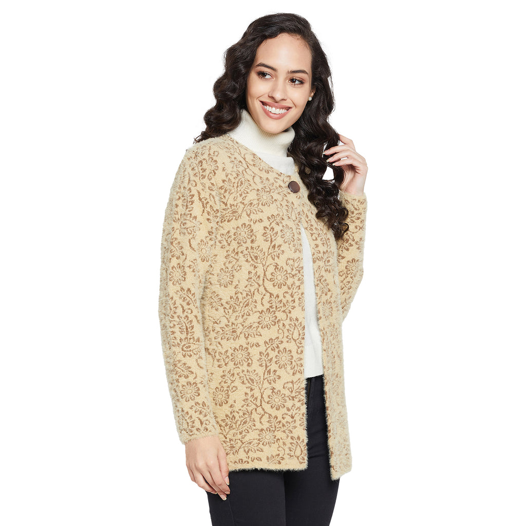 Duke Urban Women Full sleeve Round Neck Cardigan (SDS1132)