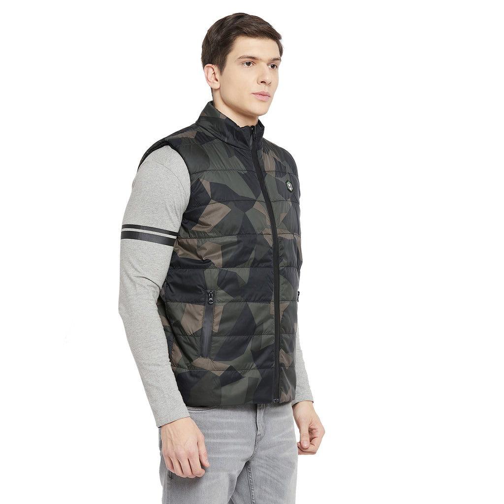 Duke Urban Men Sleeveless Reversible Jacket (SDZ907)