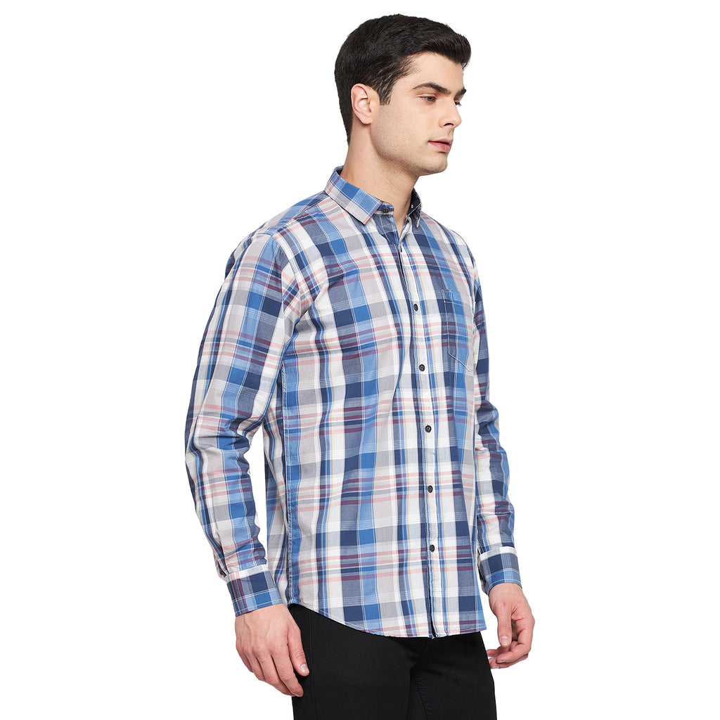Duke Urban Men Full Sleeve  Cotton Shirt (SDO5CKB)