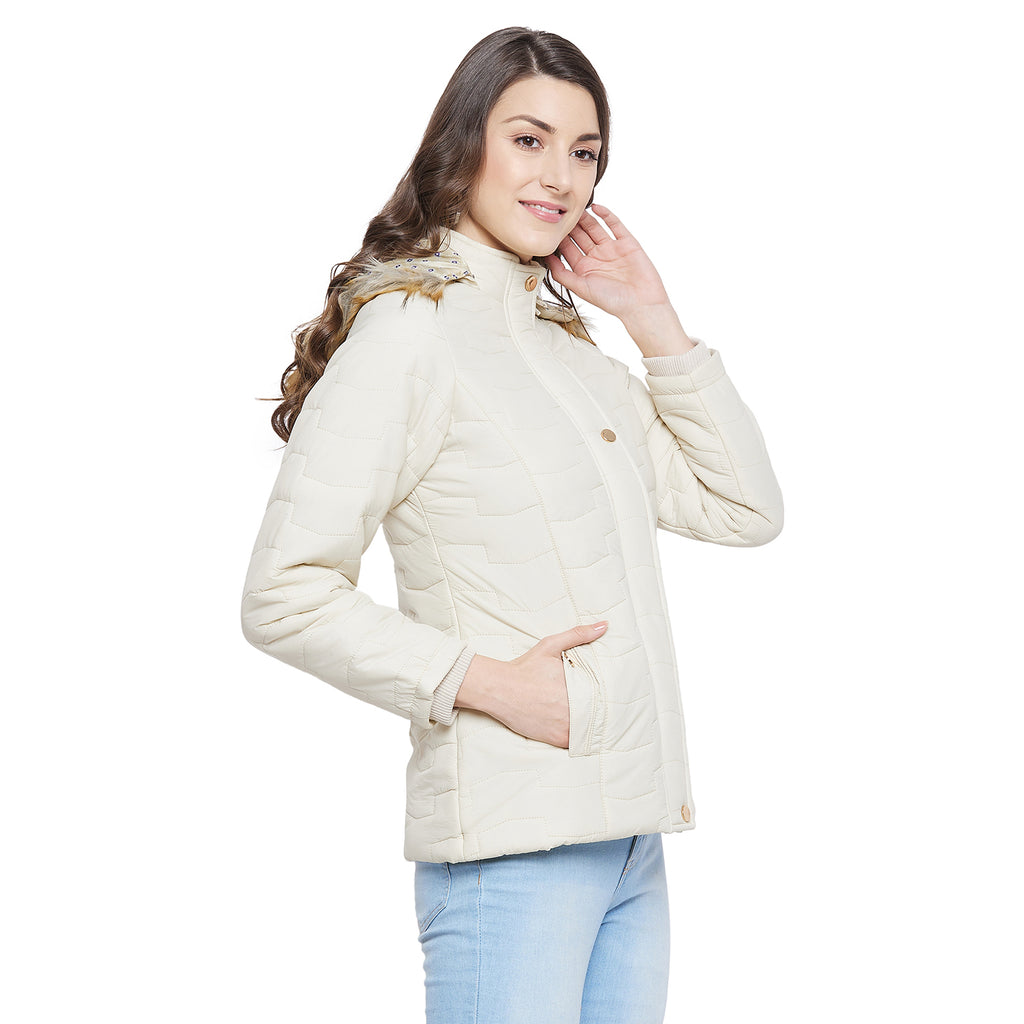 Duke Urban Women Full Sleeve Quilted Jacket (SDZ6692)