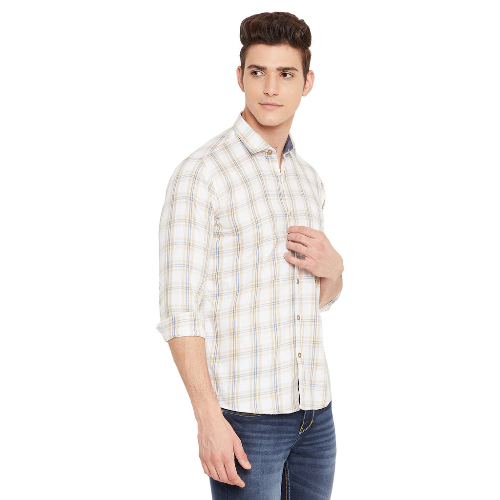 Duke Urban Men Full Sleeve Cotton Shirt (SDO8CKTO)