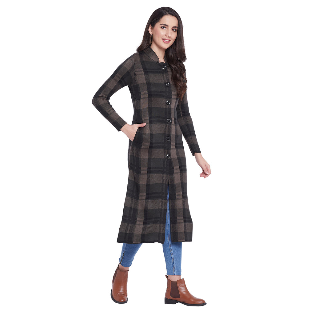 Duke Urban Women Full Sleeve Long Cardigan (SDS941)
