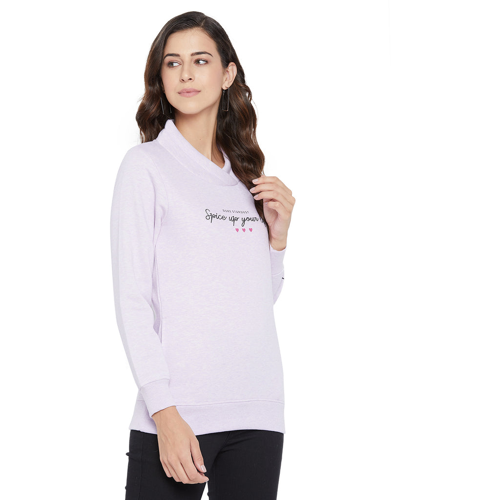 Duke Urban Women Turtle Neck Sweatshirt (LFX792)