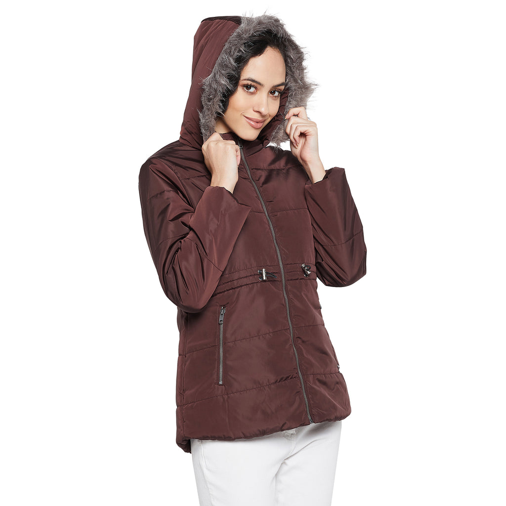 Duke Urban Women Full sleeve Hooded Jacket (SDZ1923)