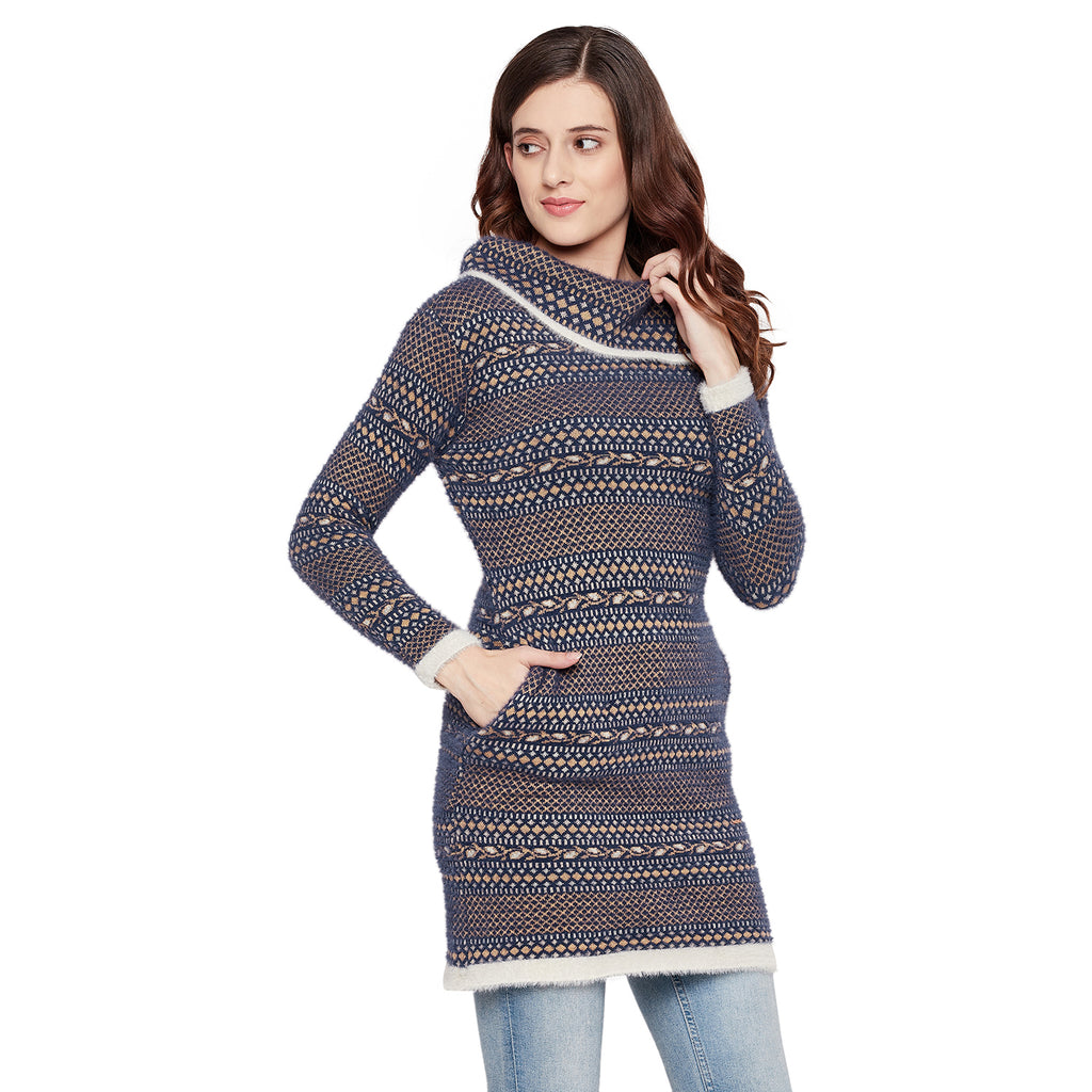 Duke Urban Women Full Sleeve Long Sweater (SDS962)