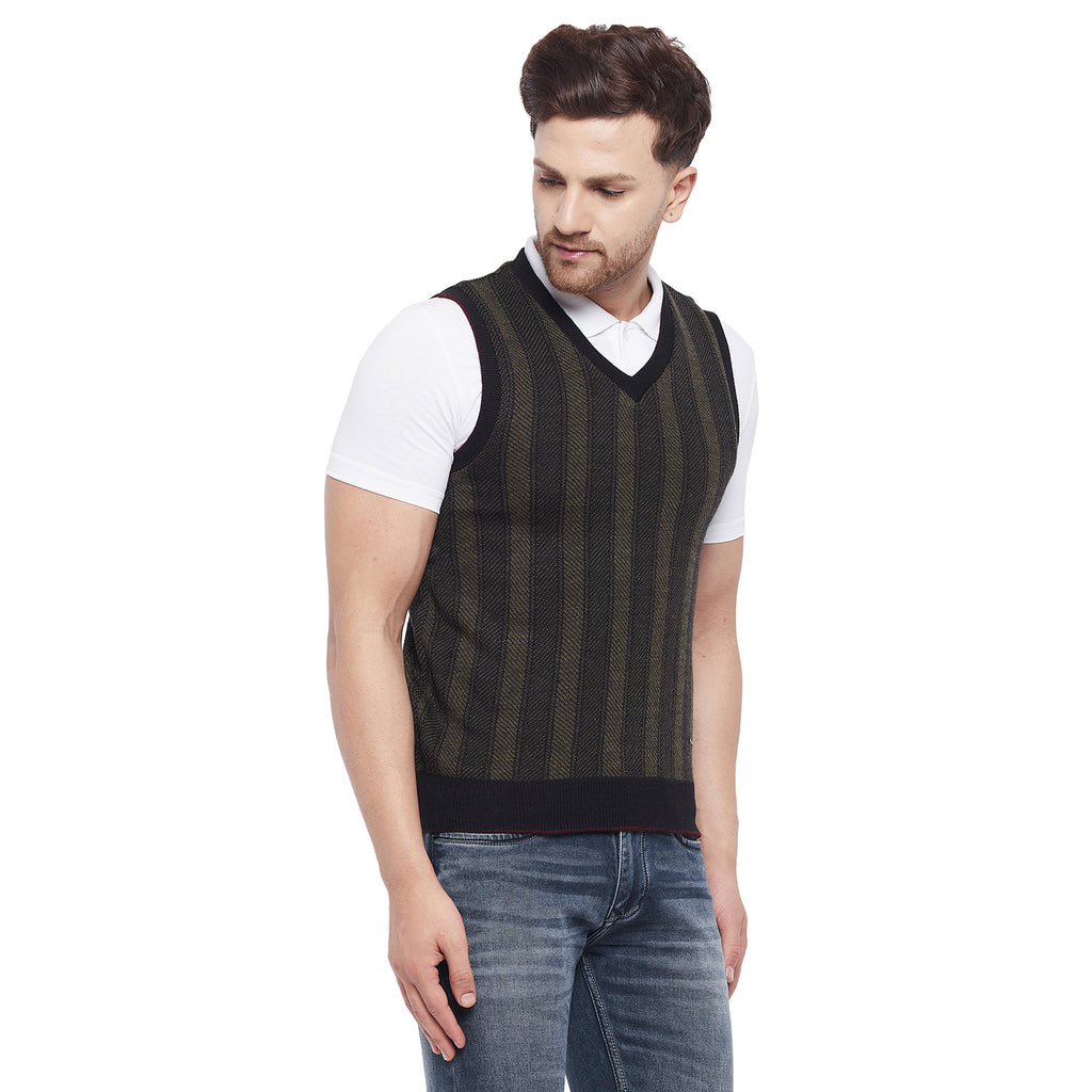 Duke Urban Men Sleeveless Reversible Sweater (SDS717)
