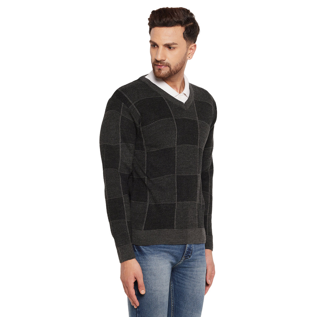 Duke Urban Men Full Sleeve V-Neck Sweater (SDS2053)