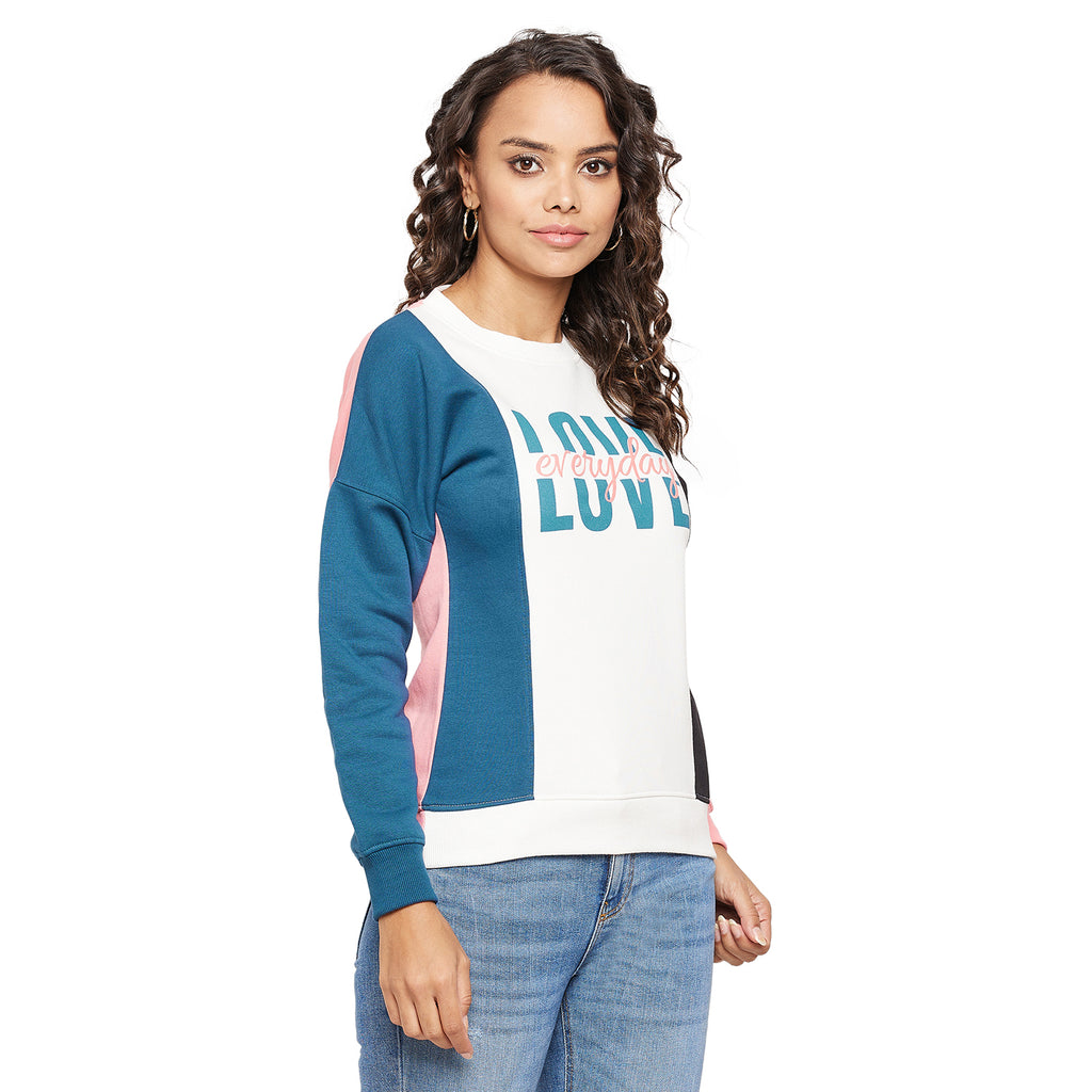 Duke Urban Women Full Sleeve Round Neck Sweatshirt (LFX874)