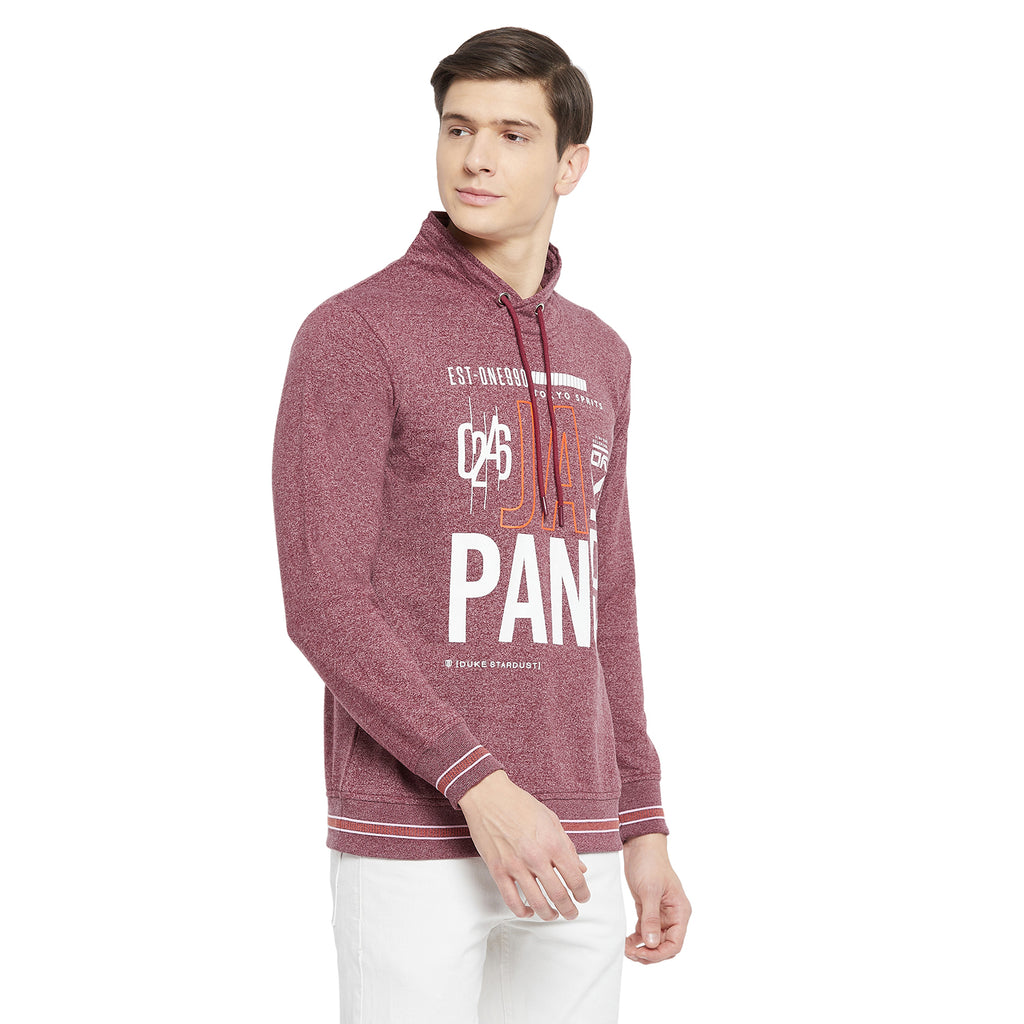 Duke Urban Men Cowl Neck Sweatshirt (LF3878)
