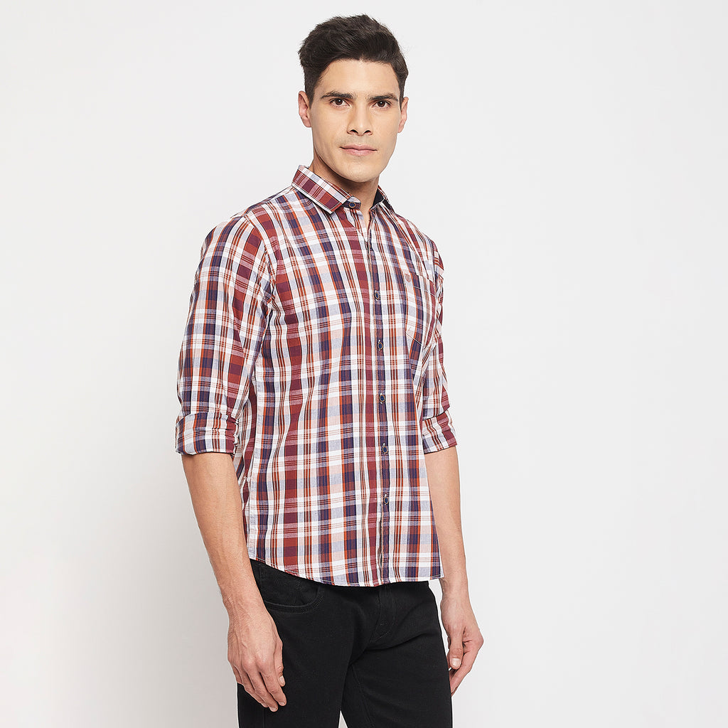 Duke Urban Men Full Sleeve Cotton Shirt (SDO5CKQ)