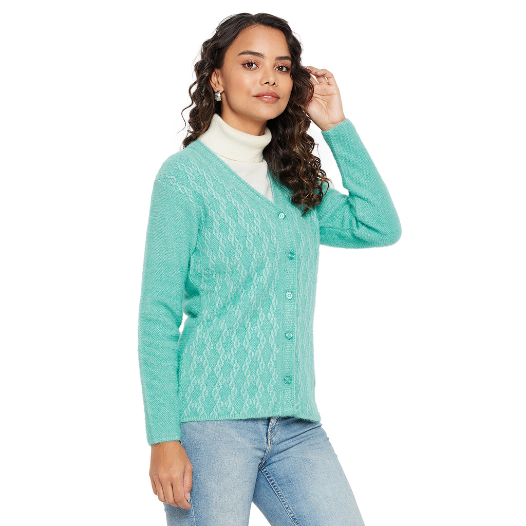 Duke Urban Women V Neck Cardigan  (SDS9725)