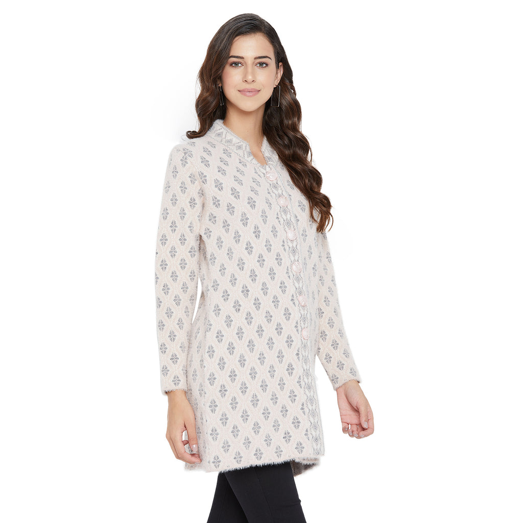 Duke Urban Women Full Sleeve Long Cardigan (SDS9651)