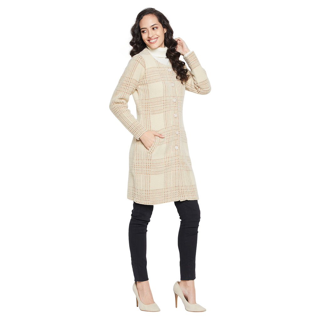 Duke Urban Women Full sleeve Round Neck Cardigan (SDS1099)