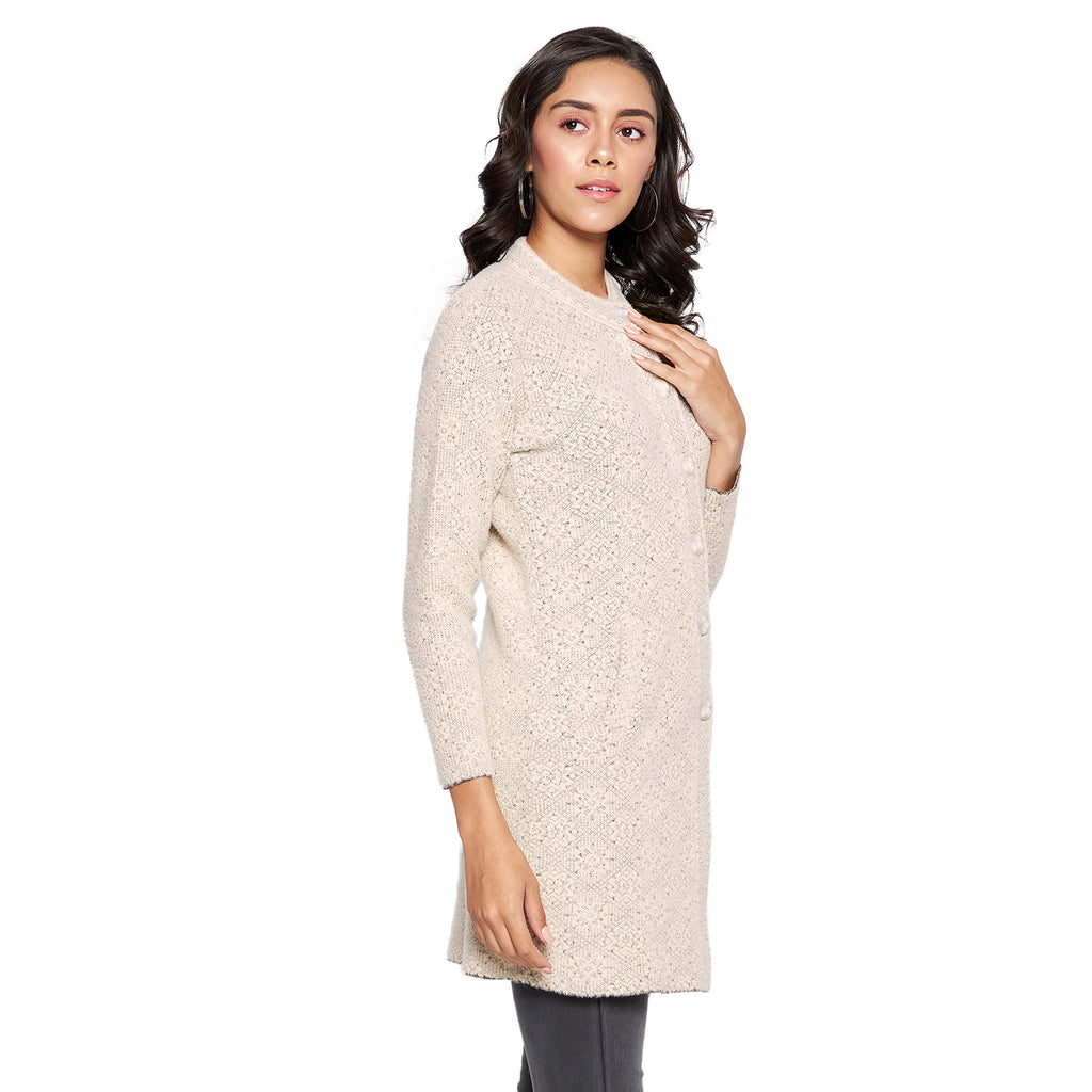 Duke Urban Women Full sleeve Round Neck Cardigan (SDS1092)