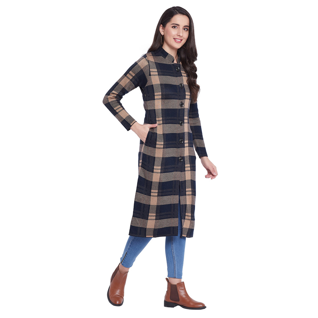 Duke Urban Women Full Sleeve Long Cardigan (SDS941)