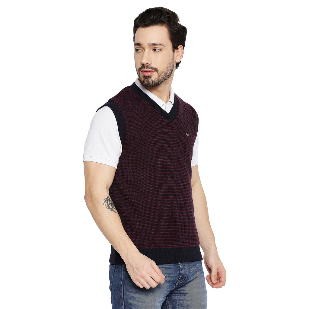 Duke Urban Men Sleeveless Reversible Sweater (SDS2037)