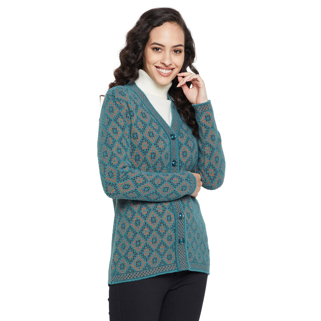 Duke Urban Women Full sleeve V Neck Cardigan (SDS1052)