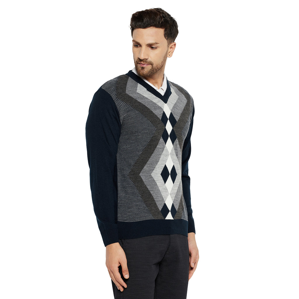 Duke Urban Men Full Sleeve V Neck Sweater (SDS2057)