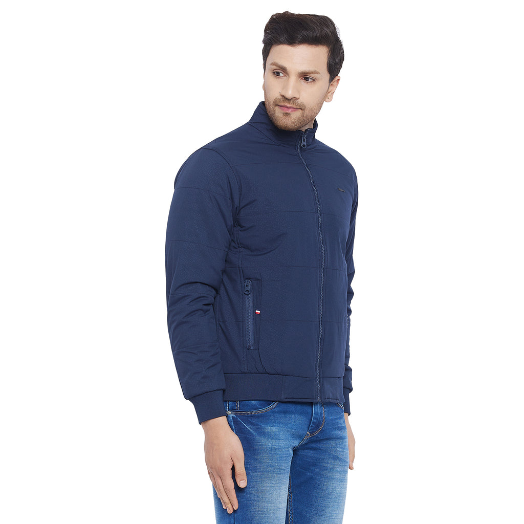 Duke Urban Men Full Sleeve Embossed Quilted Jacket (SDZ957)